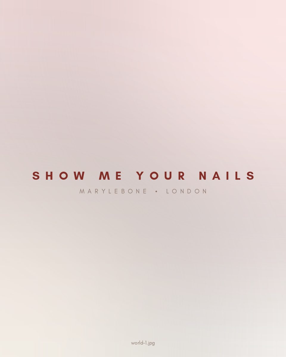Nails — a shaped and polished manicure